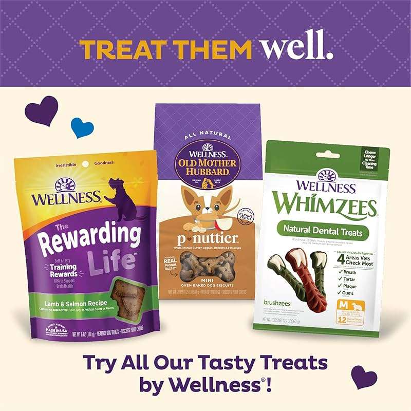 Wellness Old Mother Hubbard Classic Original Mix Dog Biscuits, Natural Training Treats, 4 Flavors, Small Size, 6 lb Bag - Image 7