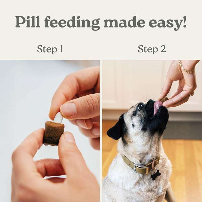 Presidio Earthly Pill Buddy Naturals - Duck (Chicken-Free) Pill Hiding Treats for Dogs - Pill Pocket for Any Size Medication - 30 Servings - Image 9