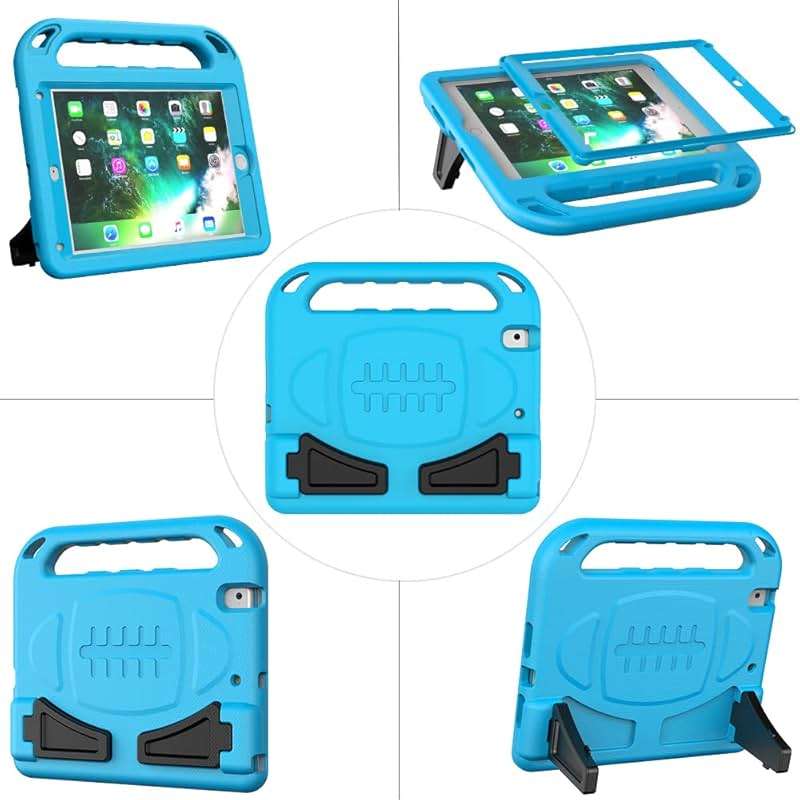 BMOUO Kids Case for iPad 6th/5th Generation (iPad 9.7-inch, 2017/2018), iPad 9.7/Air 2 Cas e with Screen Protector, Shockproof Handle Stand iPad 6th 5th Generation Case for Kids, Blue - Image 8