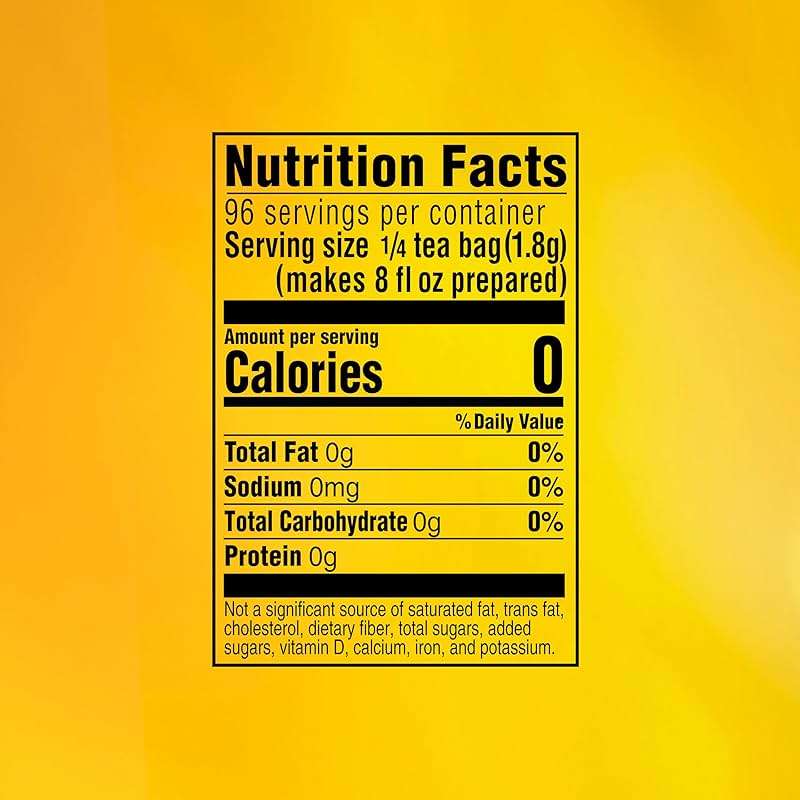 Lipton Unsweetened Iced Tea Bags, Family Size Zero Calories, 144 Total Tea Bags (24ct - Pack of 6) - Image 6