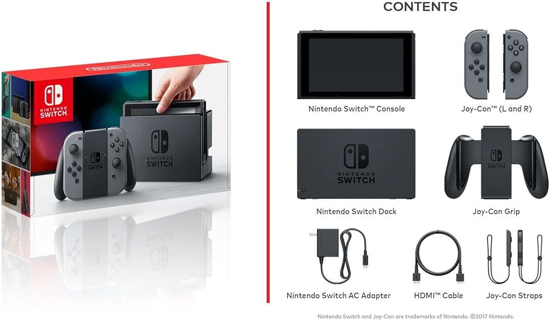 Nintendo Switch Console Gray Joy-Con (Renewed) - Image 7