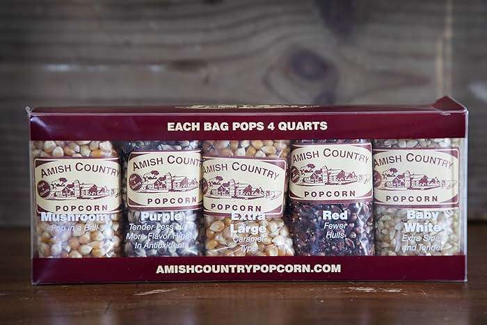 Amish Country Popcorn | 4 Ounce Variety Kernel Gift Set (10 Pack Assorted) | Old Fashioned, Non-GMO and Gluten Free (4oz Each, 10ct Total) - Image 6