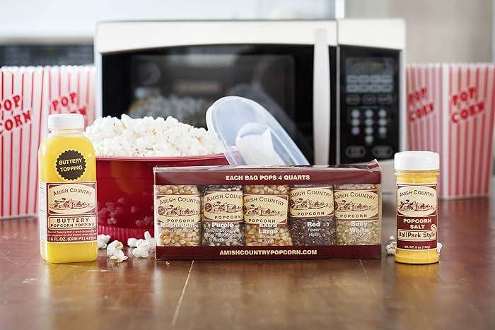 Amish Country Popcorn | 4 Ounce Variety Kernel Gift Set (10 Pack Assorted) | Old Fashioned, Non-GMO and Gluten Free (4oz Each, 10ct Total) - Image 7