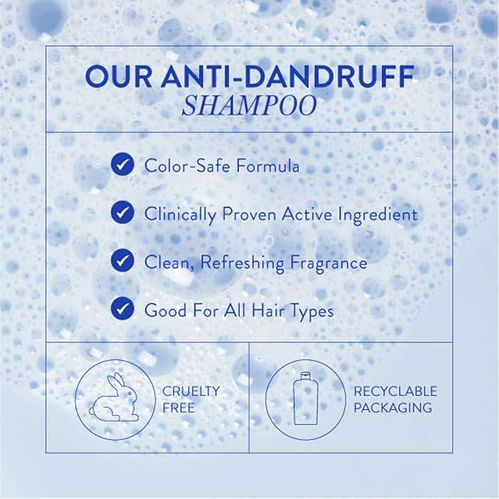 ZINCON Medicated Dandruff Shampoo, for Dry, Itchy Scalp Care & Anti-Dandruff with Immediate Soothing Relief - 8 Fl Oz - Image 7