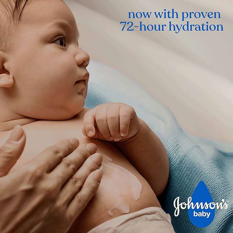 Johnson's Baby lotion with coconut oil, aloe vera & vitamin b5, 72 hour hydration, gentle baby moisturizer, hypoallergenic, safe for newborns, helps protect from dryness, 27.1 fl oz - Image 2