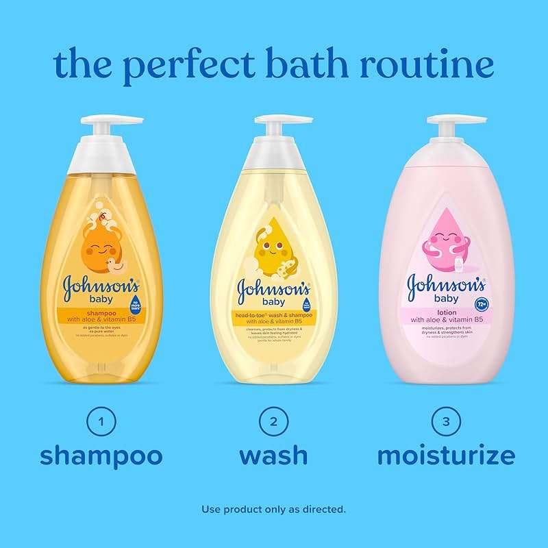 Johnson's Baby lotion with coconut oil, aloe vera & vitamin b5, 72 hour hydration, gentle baby moisturizer, hypoallergenic, safe for newborns, helps protect from dryness, 27.1 fl oz - Image 4