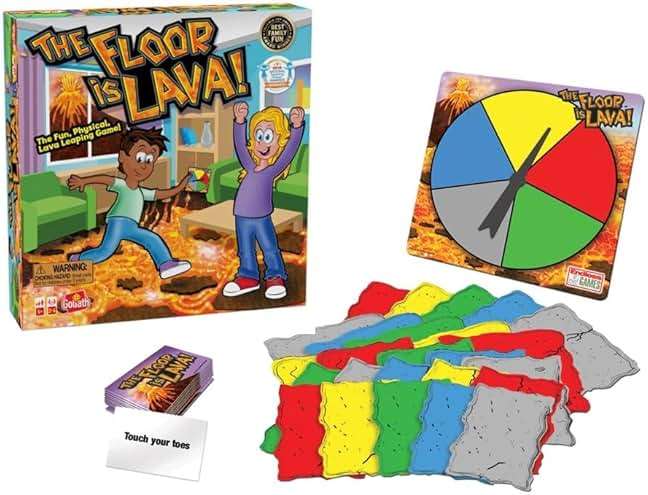 Goliath The Original The Floor is Lava! Game by Endless Games - Interactive Game For Kids And Adults - Promotes Physical Activity - Indoor And Outdoor Safe - Classic Edition - Image 3