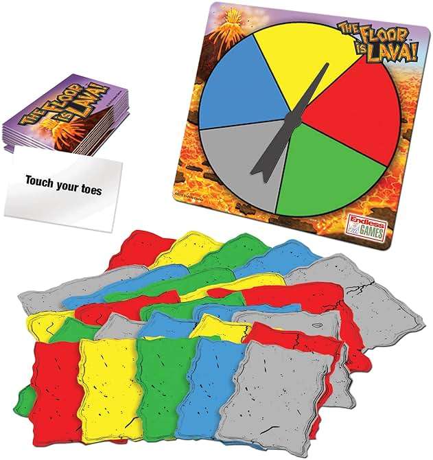 Goliath The Original The Floor is Lava! Game by Endless Games - Interactive Game For Kids And Adults - Promotes Physical Activity - Indoor And Outdoor Safe - Classic Edition - Image 6