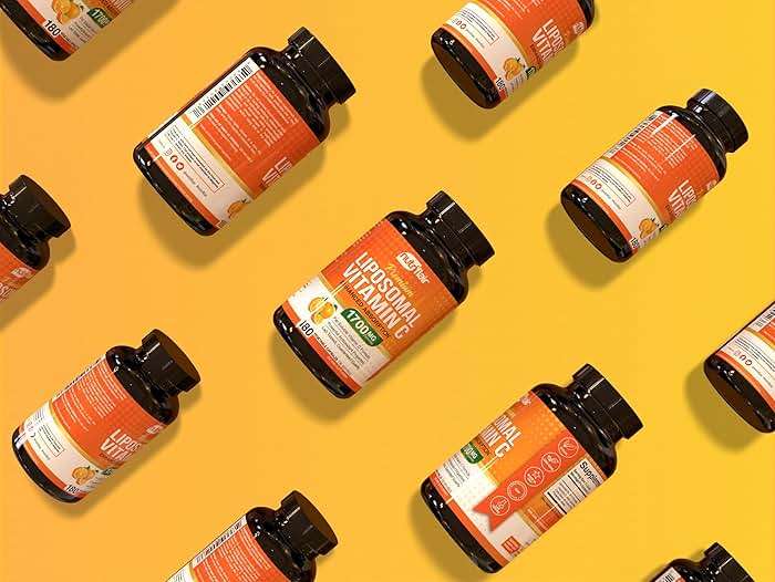 NutriFlair Liposomal Vitamin C 1700mg, 180 Capsules - High Absorption, Fat Soluble VIT C, Higher Bioavailability Immune System Support & Collagen Booster, Non-GMO, Vegan Pills - Image 5