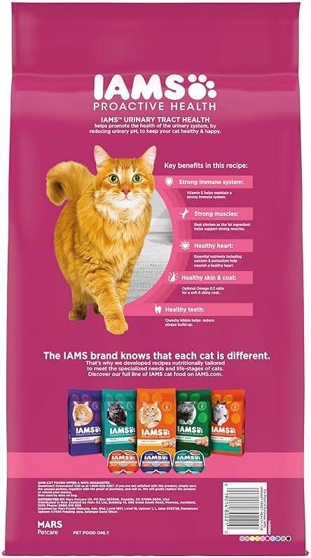 IAMS Proactive Health Dry Cat Food, Urinary Tract Health, Adult Cat Food Dry Recipe with Chicken, 7 lb. Bag - Image 2
