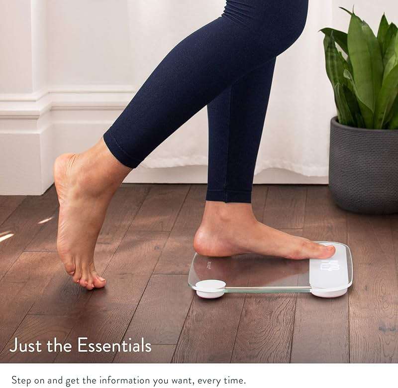 Greater Goods Digital Weight Bathroom Scale, Shine-Through Display, Accurate Glass Scale, Non-Slip and Scratch Resistant, Body Weight (Clear) - Image 3