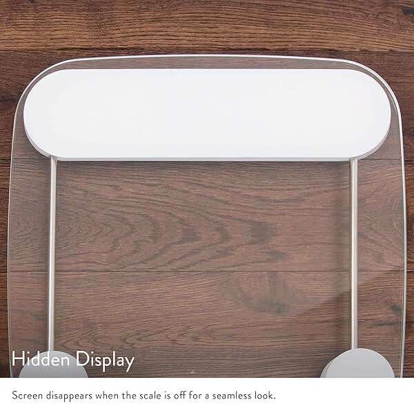 Greater Goods Digital Weight Bathroom Scale, Shine-Through Display, Accurate Glass Scale, Non-Slip and Scratch Resistant, Body Weight (Clear) - Image 6