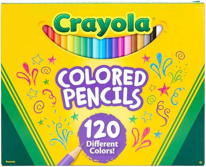 Crayola Colored Pencils Set for Kids (120ct), Cute School Supplies, Teacher Must Haves, Coloring Book Pencils, Bulk Colored Pencils for Boys & Girls, Ages 3, 4, 5 - Image 2