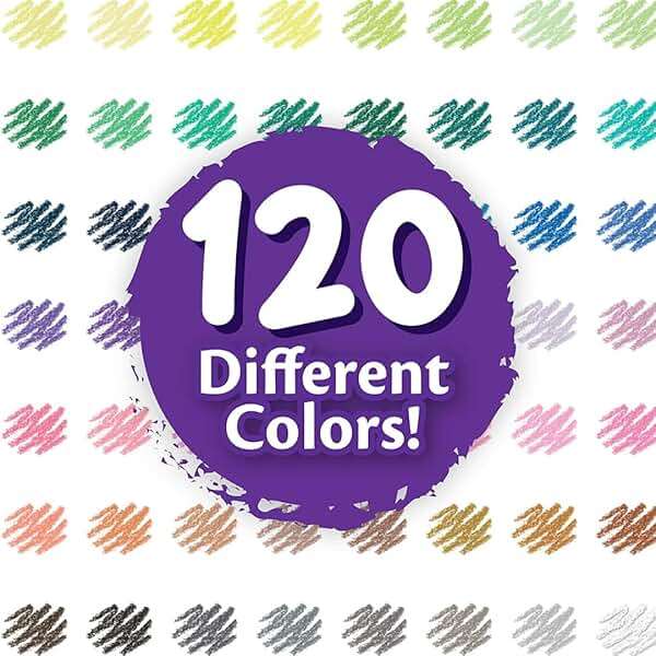 Crayola Colored Pencils Set for Kids (120ct), Cute School Supplies, Teacher Must Haves, Coloring Book Pencils, Bulk Colored Pencils for Boys & Girls, Ages 3, 4, 5 - Image 4