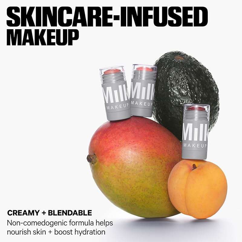 Milk Makeup Lip + Cheek Stick – Buildable Cream Blush + Lip Color w/Hydrating Mango Butter + Avocado Oil for a Natural Flush – Long-Lasting, Multiuse, Vegan Formula - Image 3
