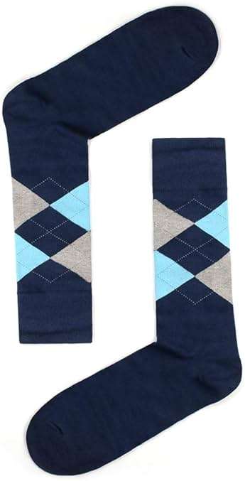 7DayOtter Mens Dress Socks, Modal Cotton Blend Seamless Toe, Odor Resistant Moisture Wicking Business Crew Socks - Image 5
