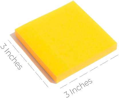 Infiniko Sticky Notes 3x3 Inch, 1200 Sheets (100 Sheets Per Pad), 6 Bright Color Sticky Pads, Super Sticky Notes with Strong Adhesive Office Supplies for Desk, School & Daily Planning - Image 2