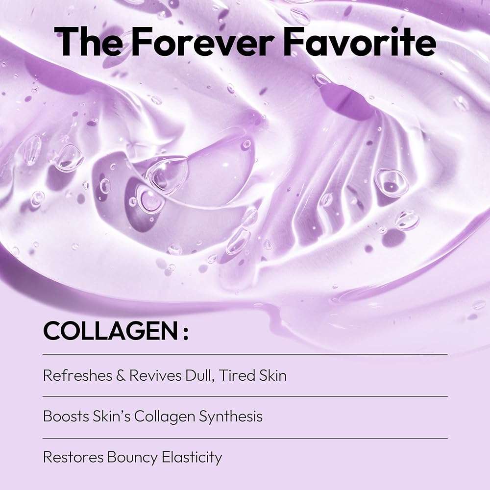 LAPCOS K Beauty Collagen Sheet Mask - Firming & Age-Defying Face Masks with Collagen Peptides - Minimizes Fine Lines & Restores Skin Elasticity - Breathable PT Cell Sheet Korean Skin Care (Pack of 5) - Image 2