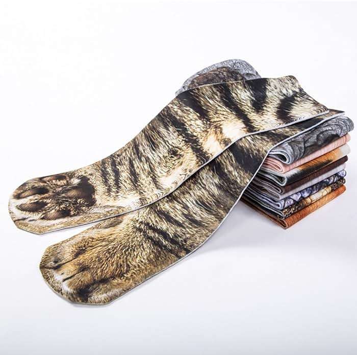 NDLBS Funny Christmas Gifts Novelty 3D Animal Paw Socks Stocking Stuffers for Adult Women Men Teens Gag White Elephant Gifts - Image 2