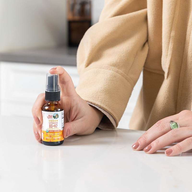 MaryRuth's Organic D3 + K2 Spray for Adults & Kids for Bone Health | Vitamin D3 as Cholecalciferol | Vitamin K2 | Immunity | Mineral Absorption | Heart Health | Vegan | Non-GMO | Gluten Free | 1 Fl Oz - Image 11