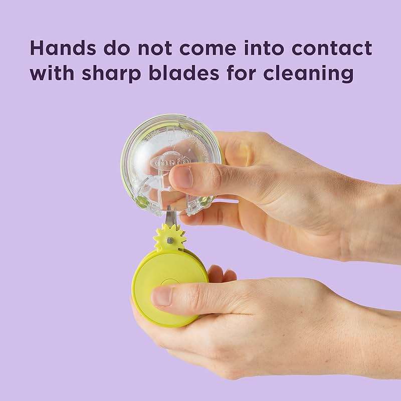 Chef’n GarlicZoom Garlic Chopper, Handheld Garlic Mincer with Rolling Action, Easy to Use and Clean, Compact Size for Quick Prep, Dishwasher Safe - Image 5