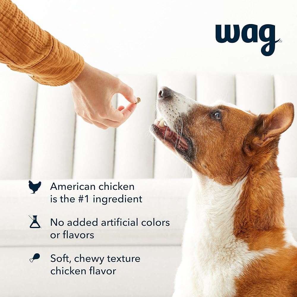 Amazon Basics Chicken Flavor Training Treats for Dogs, 2 lb. Bag (32 oz) (Previously Wag) - Image 4