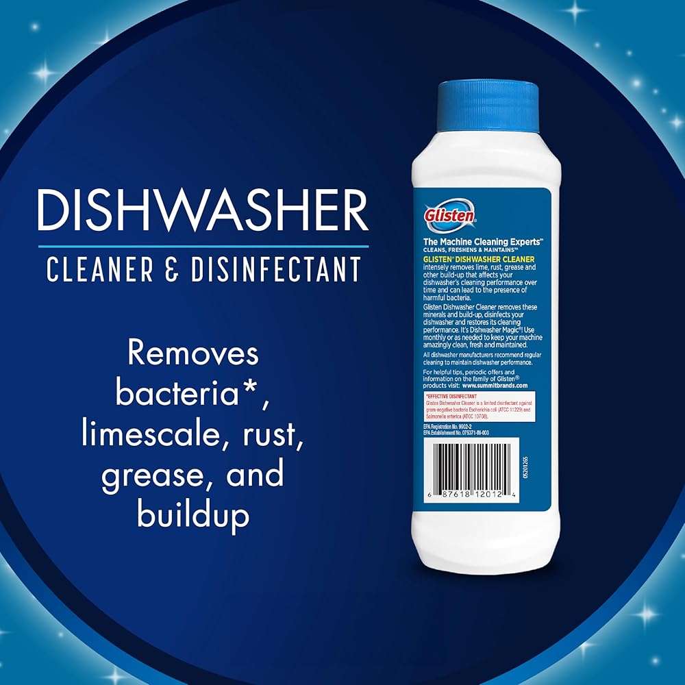 Glisten Dishwasher Magic Machine Cleaner and Disinfectant 2-Pack and Washer Magic Washing Machine Cleaner and Deodorizer 2-Pack - Image 2