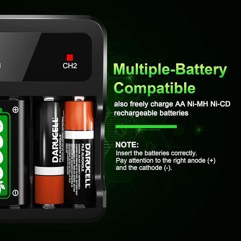Ponkor Rechargeable Battery Packs for Xbox Series X|S/One, 2 x 6200 mWh Batteries with Charger for Xbox One S/X/Elite Controller Battery & Charger Sets - Image 5