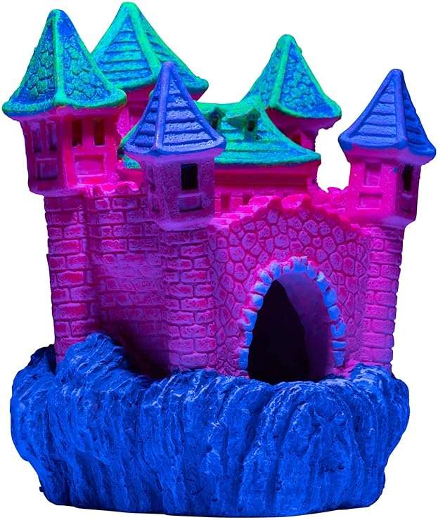 GloFish Extra Large Castle Ornament, 1 Count, Decor for Aquariums - Image 3