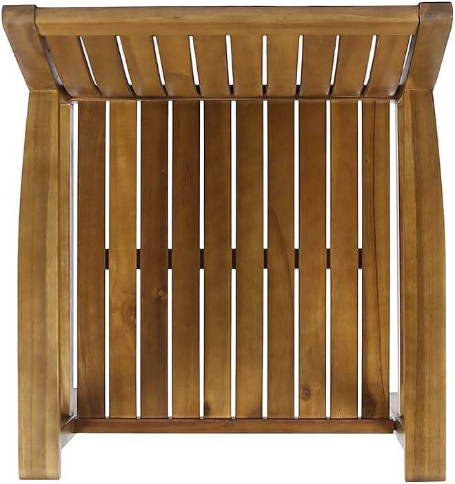 Christopher Knight Home Teague Outdoor Acacia Wood Dining Chairs (Set of 2), Teak Finish - Image 5
