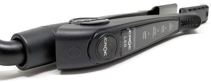 CROC Led Black Titanium Flat Iron 1 Inch - Image 6