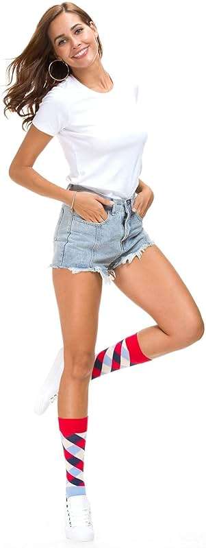 WeciBor Women's Funny Colorful Novelty Pattern Cotton Crew Socks Funky Gifts for Mum - Image 6
