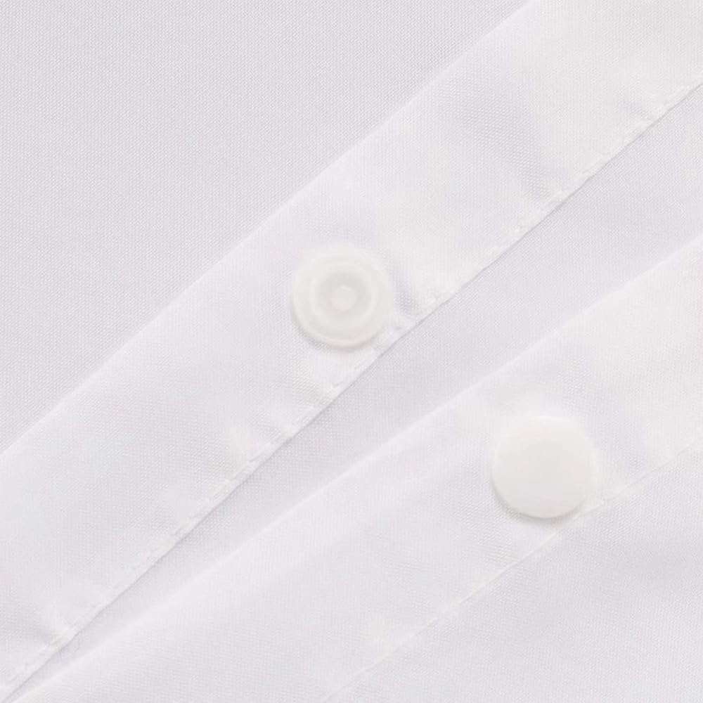 River Dream Snap in Fabric Shower Curtain Liner Replacement - 70W x 54H, White, with Magnets-Detachable Liner,(Fit 71(W) x 74(H) with Window Shower Curtain) - Image 4