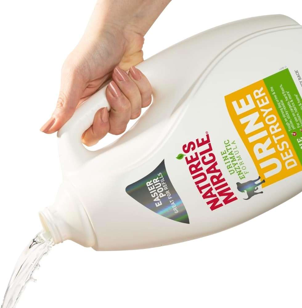Nature's Miracle Dog Urine Destroyer, Dog Urine Stain Remover and Odor Control, White, 64 fl oz - Image 2