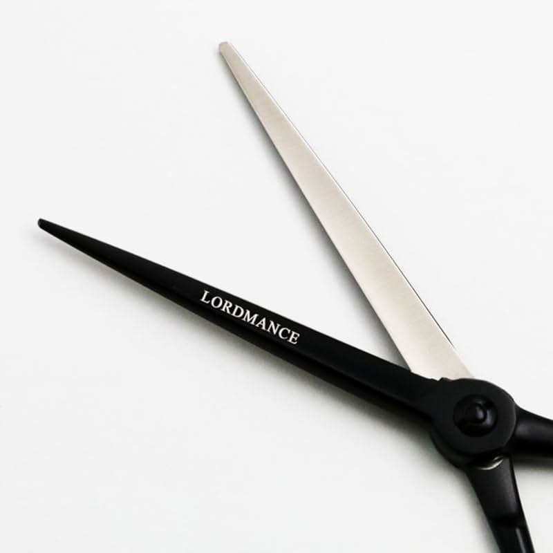 Professional Barber/Salon Razor Edge Hair Cutting Scissors/Shears (5 ½ Inch, Forged) with Fine Adjustable Tension Screw - Detachable Finger Rest - Japanese Stainless Steel-by Lordmance (Silver) - Image 3
