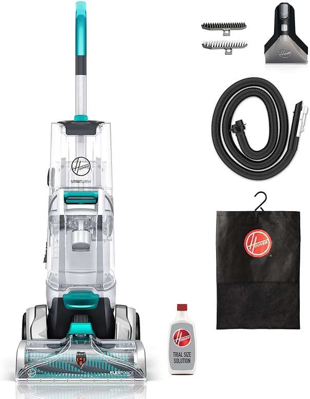 Hoover SmartWash+ Automatic Carpet Cleaner Machine for Carpet and Upholstery, Deep Cleaning Carpet Shampooer Machine, Pair with a Hoover Carpet Cleaner Solution for a Bright, Refreshed Home - Image 1