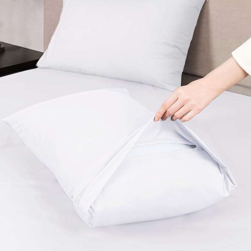 Mejoroom Queen Sheet Set - Hotel Luxury 1800 Bedding Sheets & Pillowcases - Deep Pocket Fitted Sheet, Hypoallergenic, Wrinkle& Breathable, Fade Resistant - 4 Piece (Queen,White) - Image 4
