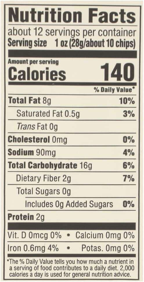 365 by Whole Foods Market, Organic White Corn Tortilla Chips Thin and Crispy, 12 Ounce - Image 2