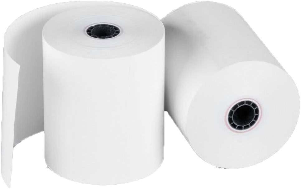 Thermal Paper Rolls 3 1/8 x 230 - American Made: [50/pack] BPA Free 48 GSM Solid Tube Core CC Receipt paper for POS terminals Cash Registers Stations SCP700 TSP100 TSP300 TSP400 TSP500 TSP600 - Image 2