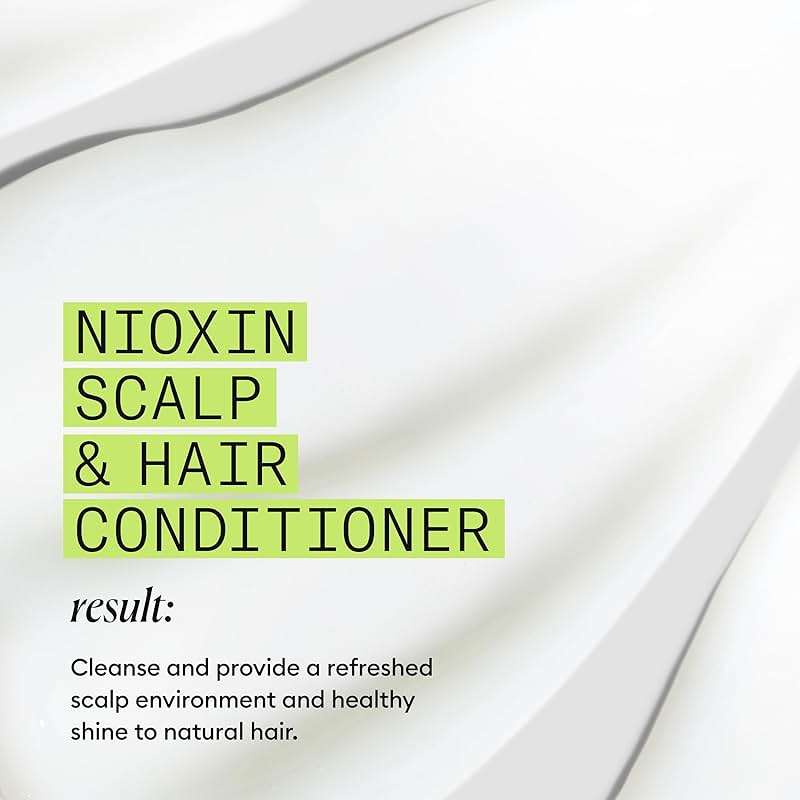 NIOXIN System 2 Scalp + Hair Thickening Conditioner for Natural Hair with Progressed Thinning | Boost Hair Density with Niacinamide & Biotin | Refreshed Scalp with Healthy Shine - Image 10