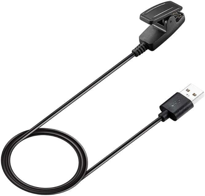 Charger for Garmin Lily 2, Forerunner 645, 630, 230 Replacement Charging Cable Clip for Garmin Lily, Forerunner 645/630/230 Smart Watch - Image 2