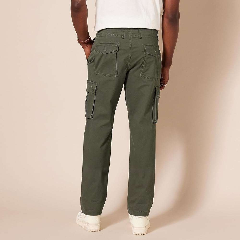 Amazon Essentials Men's Straight-Fit Stretch Cargo Pant (Available in Big & Tall) - Image 3