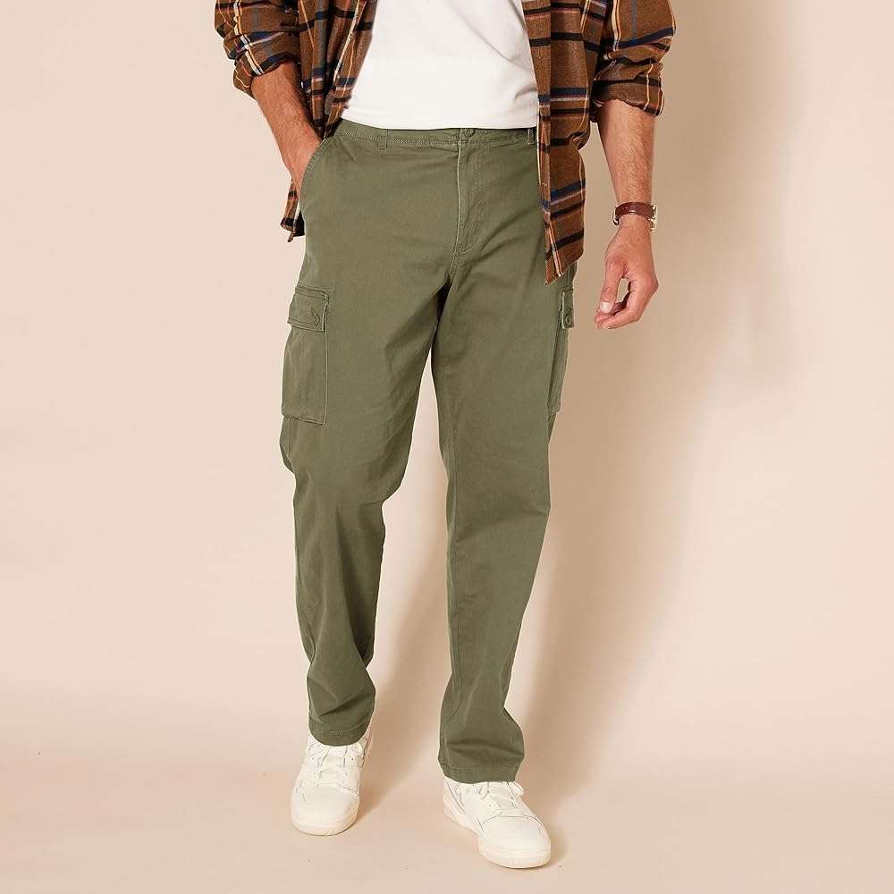 Amazon Essentials Men's Straight-Fit Stretch Cargo Pant (Available in Big & Tall) - Image 6