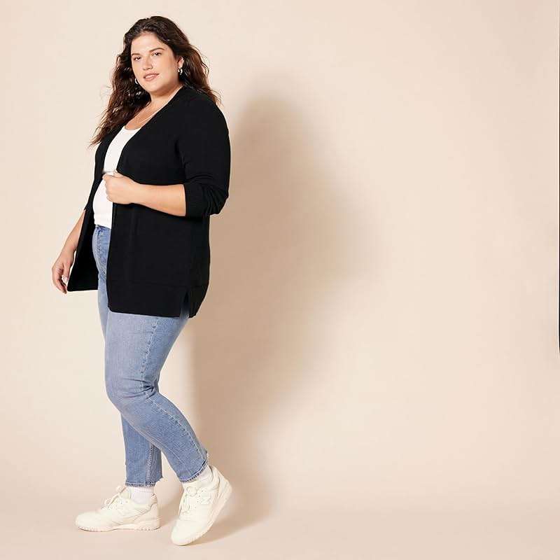Amazon Essentials Women's Lightweight Long Sleeve Open-Front Cardigan Sweater (Available in Plus Size) - Image 8