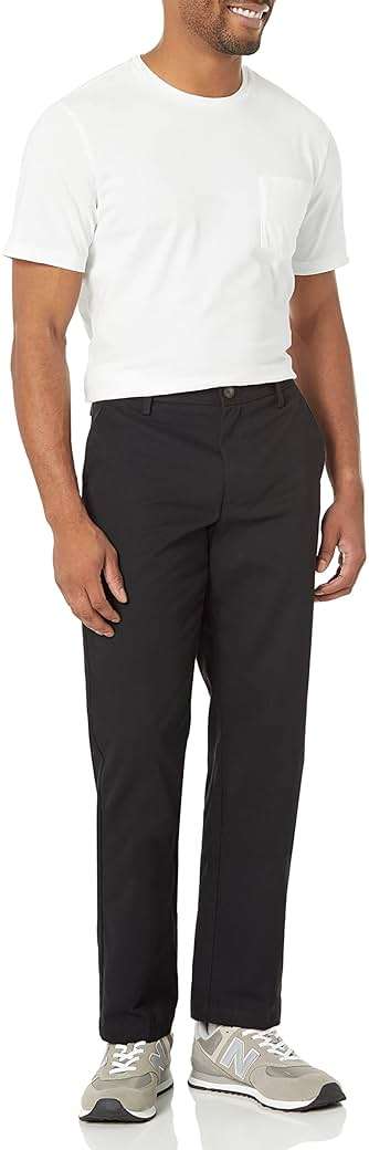 Amazon Essentials Men's Straight-Fit Wrinkle-Resistant Flat-Front Chino Pant - Image 4