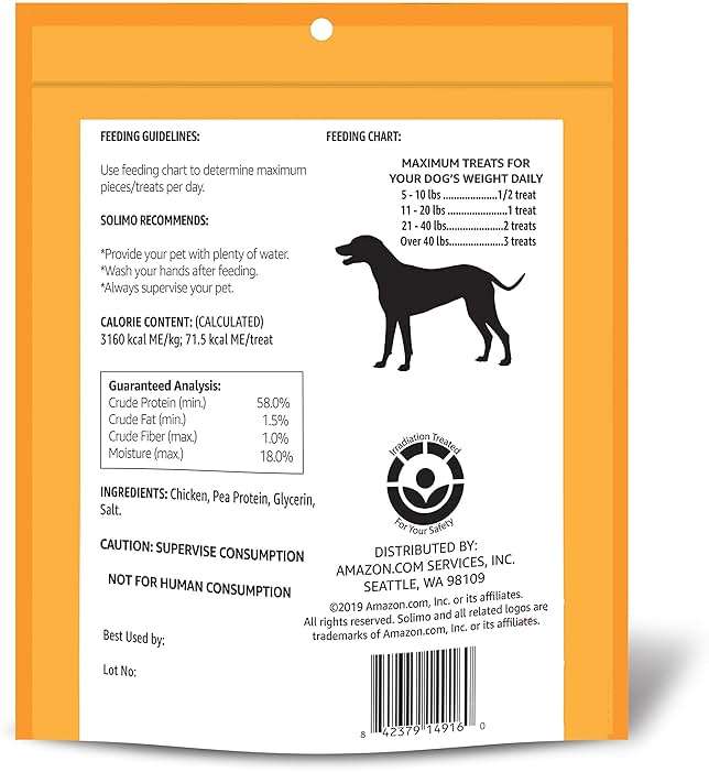 Amazon Brand - Solimo Chicken Jerky Dog Treats, 2 pounds (Packaging May - Image 2