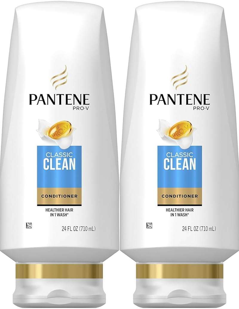 Pantene Classic Clean Conditioner, 24 fl oz, Twin Pack - Image 1