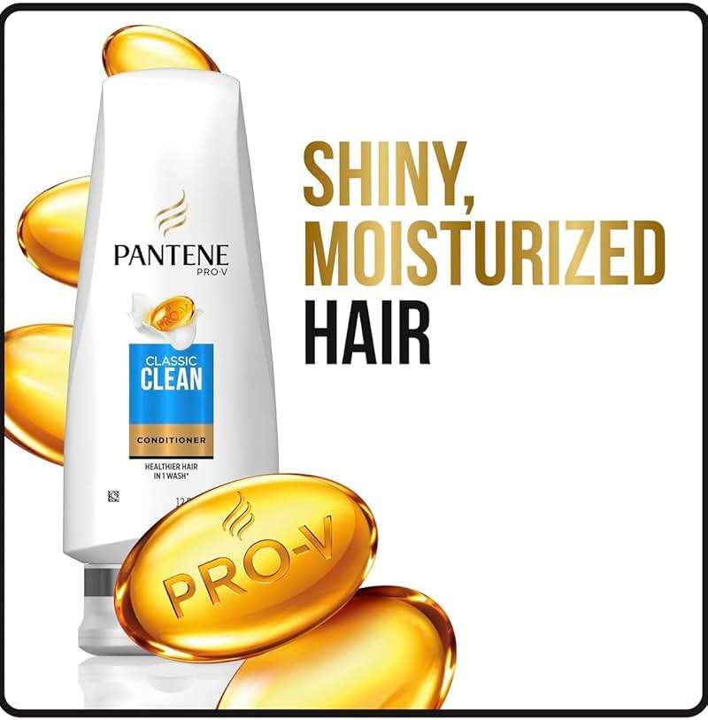 Pantene Classic Clean Conditioner, 24 fl oz, Twin Pack - Image 4