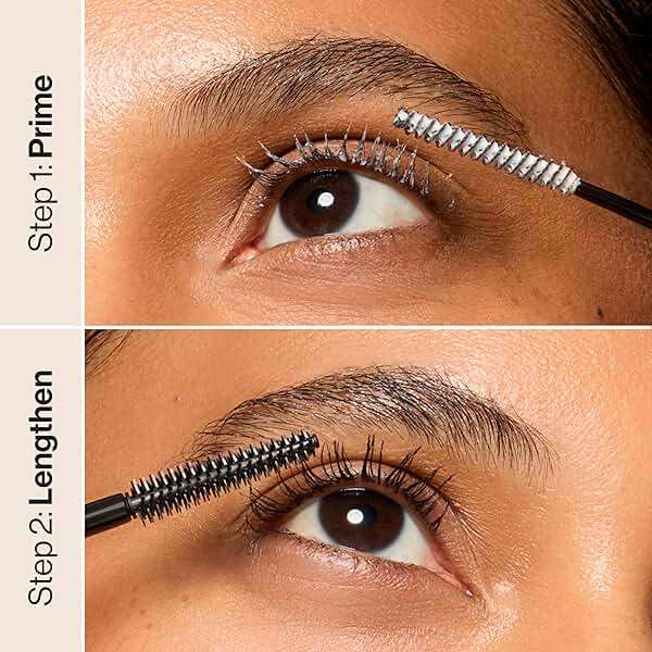 Honest Beauty 2-in-1 Extreme Length Clean Mascara + Lash Primer | Lengthening + Volumizing | Cruelty Free + Safe for Sensitive Eyes | Black, .27 fl oz - Image 6