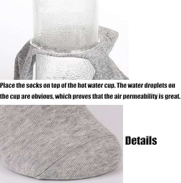 Light up in the Dark 10 Pairs Ankle Socks No Show Sock Low-Cut Athletic Men Women Cotton Socks - Image 4